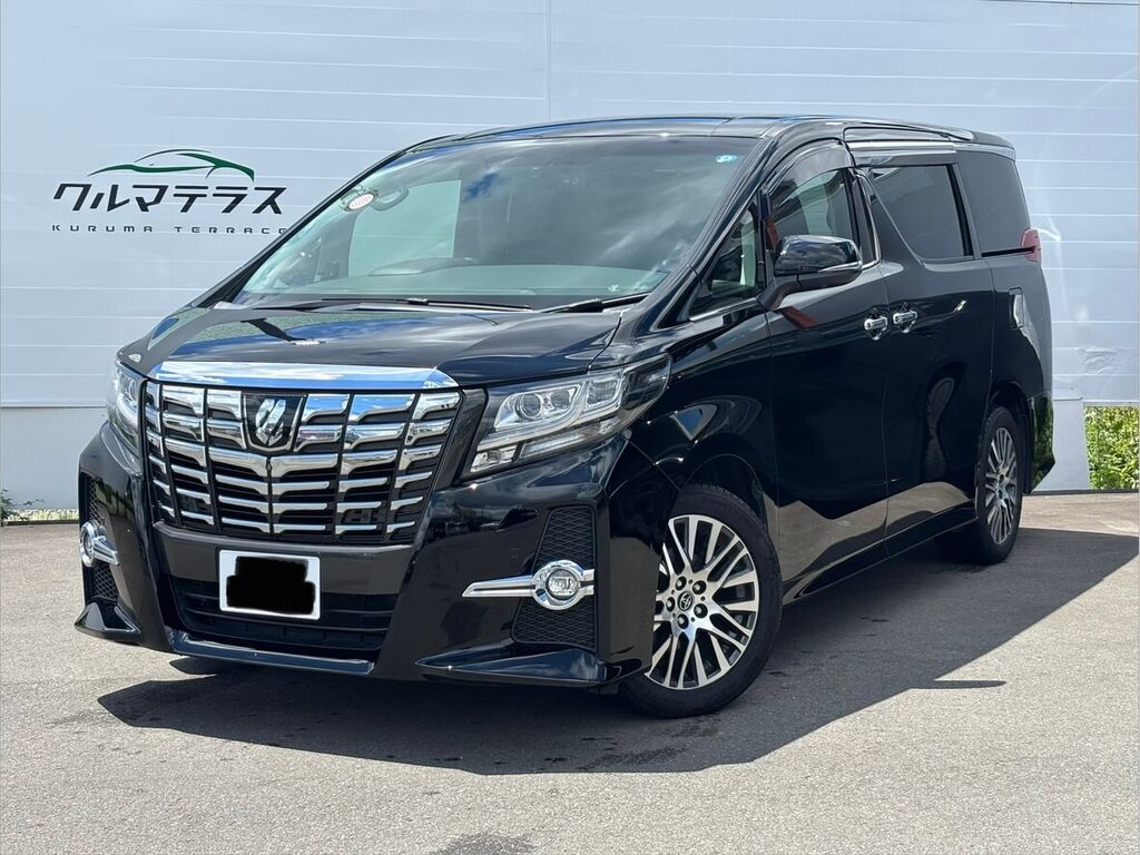 トヨタ アルファード V6 ブラック フロント