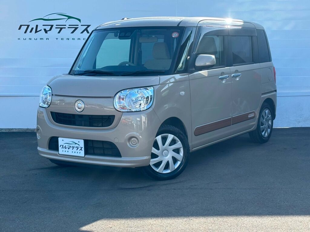 ダイハツ ムーヴキャンバス サンドベージュ 斜め前方