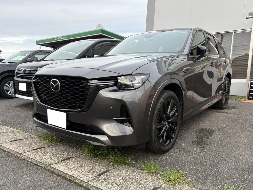 マツダ CX-60 マシーングレー 斜め前方